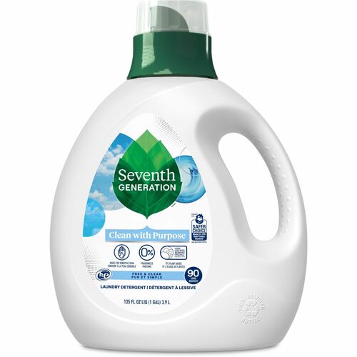 Seventh Generation  Natural Laundry Detergent, 33 Loads,135oz.,Free/Clear
