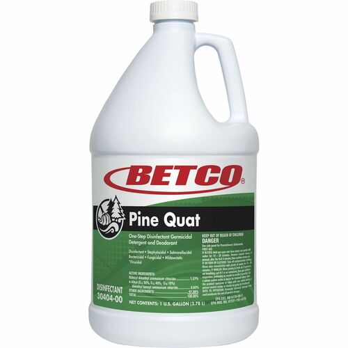 Betco Corporation  Cleaner/Disinfectant, Neutral pH, 1 Gallon, 4/CT, Green