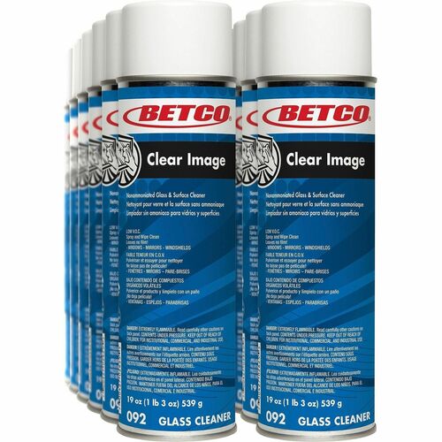 Betco Corporation  Cleaner, Glass/Cleaner, Non-Ammoniated, 19oz, 12/CT, WE