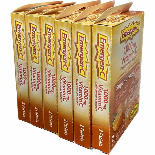 Alacer Corp.  Emergen-C, Orange, 6/BX, Multi