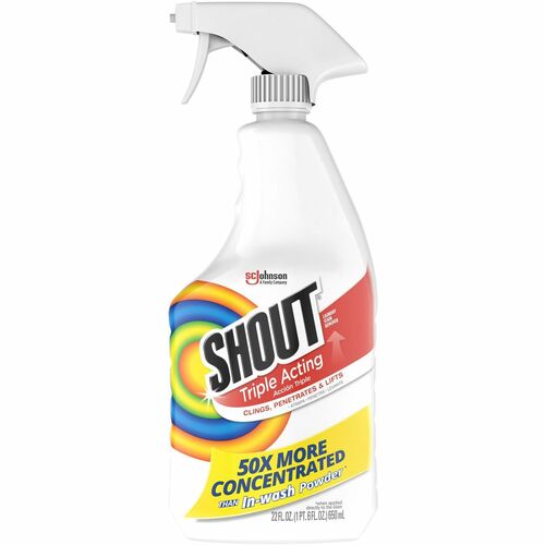 S.C. JOHNSON & SON, INC  Stain Remover,Laundry,Trigger Spray,Concentrated,22 oz,CL