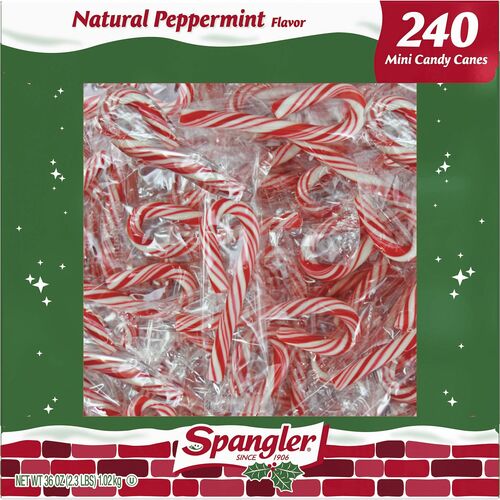 Spangler Candy Co  Candy Canes,Mini,240/BX,8BX/CT,RD/WE