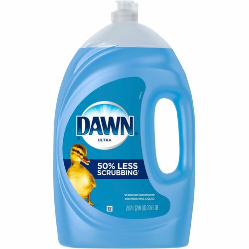 Procter & Gamble Commercial  Dishwashing Soap,Liquid,Dawn Ultra,Orig Scent,70oz,Blue