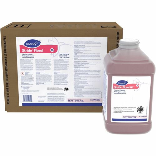 Diversey Care  Floor Cleaner,Concentrated,Floral,84.5 oz,2/CT,PK-DVO904717