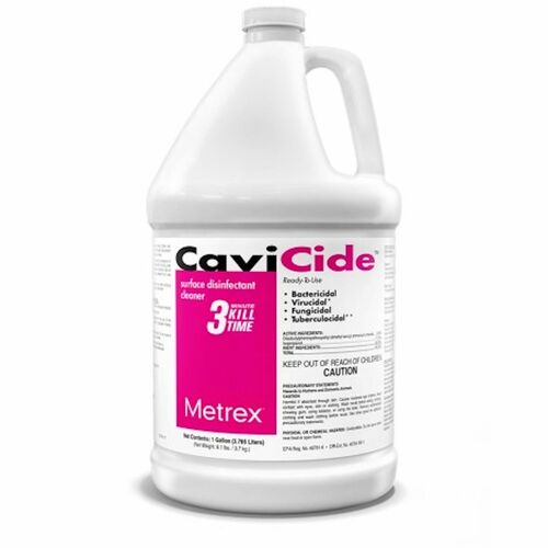 Metrex  Disinfectant/Cleaner Refill, CaviCide, 1 Gal, 4/CT, White