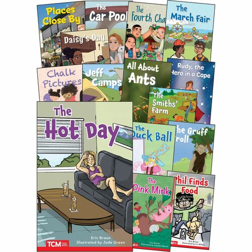 Shell Education Teacher Created Materials  Book Set,Decodable,2nd Grade,Part A,15/ST