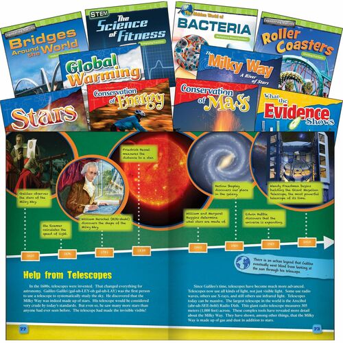 Shell Education Teacher Created Materials  Book Set,STEM,Math/Science,5th Grade,10/ST