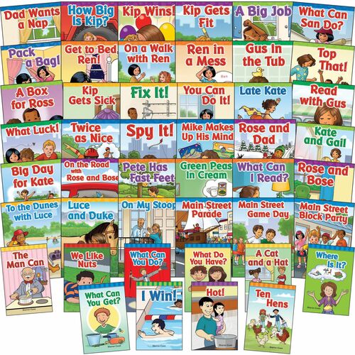 Shell Education Teacher Created Materials  Book Set,Phonics,Kindergarten,46/ST