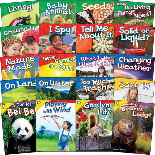 Shell Education Teacher Created Materials  Book Set,Science,Kindergarten,20/ST