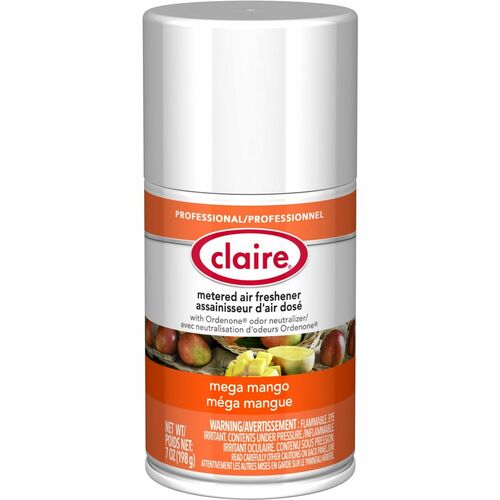 Claire Manufacturing Co  Air Freshener,Metered,Mega Mango,7 oz,12/CT