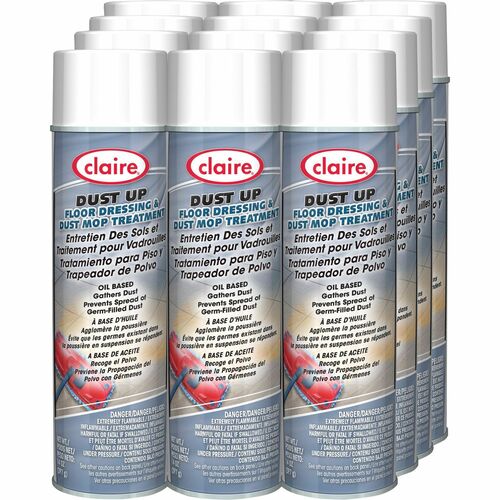 Claire Manufacturing Co  Dusting Treatment,Oil-Based,Lemon Scent,14 oz,12/CT