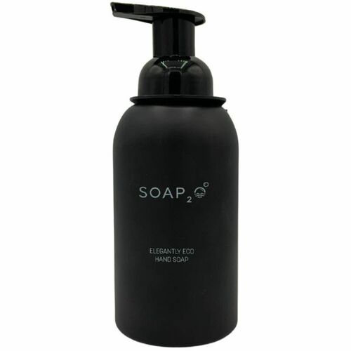 Soap2o  Soap Bottle,Ceramic,350ml,Black
