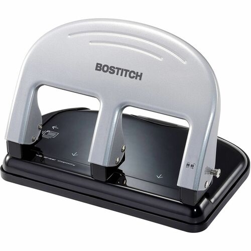 Bostitch (Stanley Bostitch)  Hole Punch,EZSqueeze,ChipChmbr,3HP,40ShCap,10.75"x6.38",MI