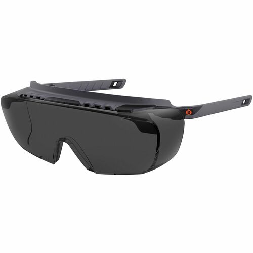 Ergodyne  Safety Glasses,All-Over-Protection,Smoke Lens,Black Frame-EGO55106