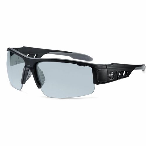 Ergodyne  Glasses,Enhanced Anti-Fog,In/Outdoor Lens,Black Half Frame-EGO52085