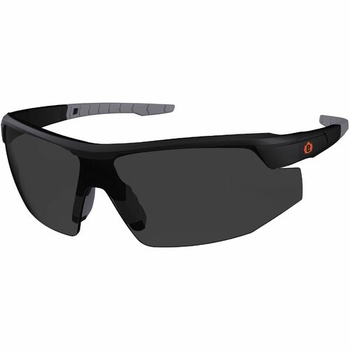 Ergodyne  Safety Glasses,Blade Frame,Smoke Lens,Black Frame-EGO59035