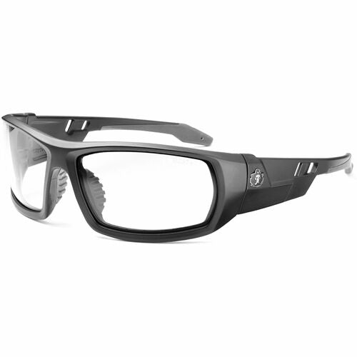 Ergodyne  Safety Glasses,Impact Resistant,Clear Lens,Black Frame-EGO50405