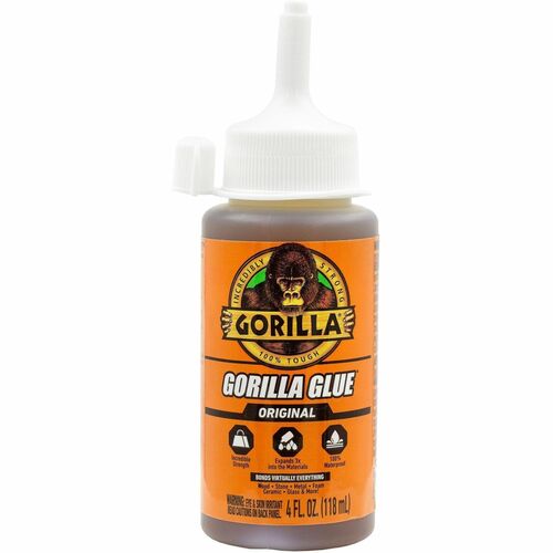 The Gorilla Glue Company  Super Glue,Original,Waterproof,Indoor&Outdoor,Poly,4oz,Clear-GOR5000408