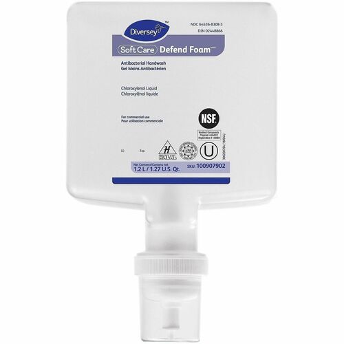 Diversey Care  Hand Soap,Refill,Foam,Antibacterial,ScentFree,1200mL,6/CT,CR-DVO100907902