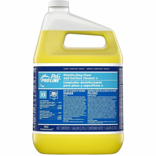 Procter & Gamble Commercial  Cleaner,f/Floors&Hard Surfaces,Disinf.,Deodorize,1G,4/CT,YW