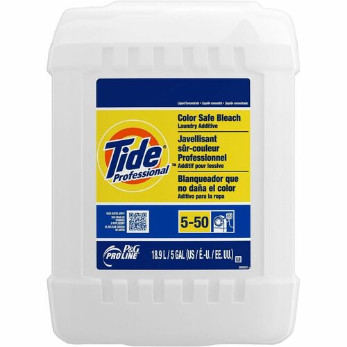 Procter & Gamble Commercial  Detergent Additive,w/Bleach,Tide,Color-Safe,Neutral pH,5G,WT