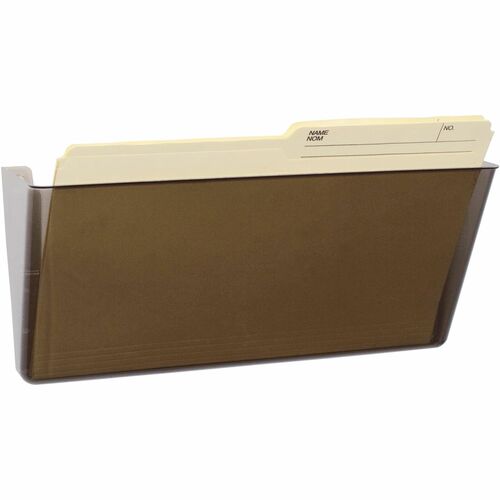 Storex Industries Corporation  Unbreakable Magnetic Wall File, Legal/Letter Size, 16" x 4" x 7", Clear