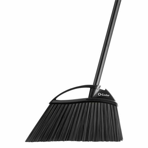 O-Cedar  Broom,Angled Sweep,Ultra-wide,Outdoor,Black/Gray-FHP168215