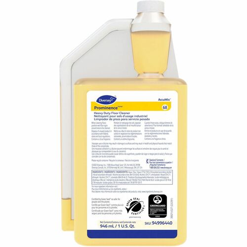 Diversey Care  Floor Cleaner,Heavy Duty,Citrus,32 oz,YW-DVO94996440