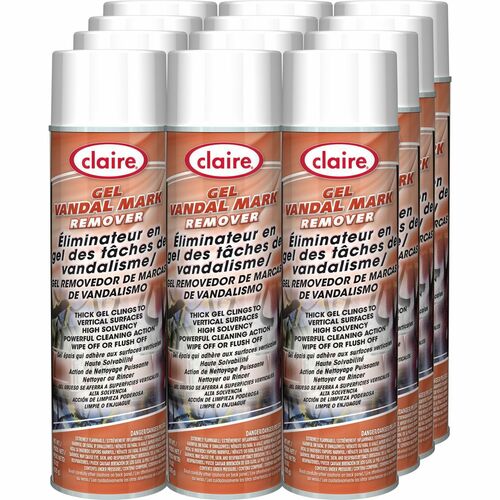 Claire Manufacturing Co  Graffiti Remover,Gel,15 oz,12/CT,OE
