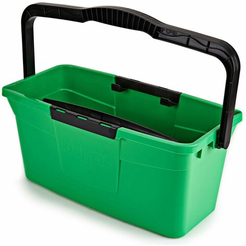 Unger  Bucket,f/Window Washing,w/Sieve/Clip,3 Gallon,10/CT,GN/BK