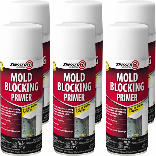 Rust-Oleum  Primer,Mold-Killing,Spray,13 oz,6/CT,WE