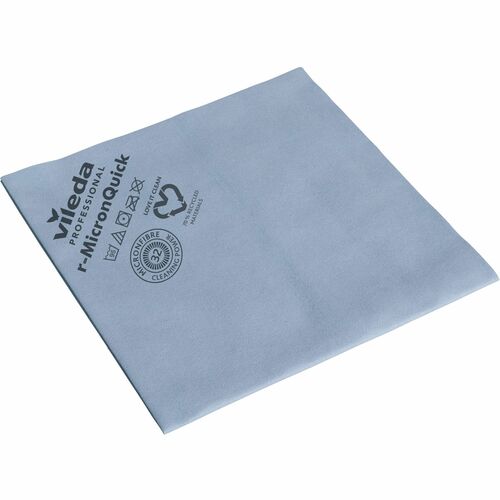 Vileda Professional  Cleaning Cloths,Microfiber,Nonwoven,15"x16",5/PK,BE