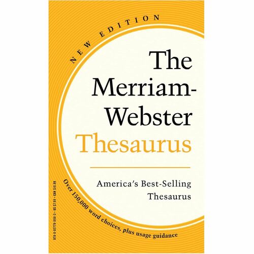 Merriam-Webster  Thesaurus, Paperback, 150000 Pages, Multi