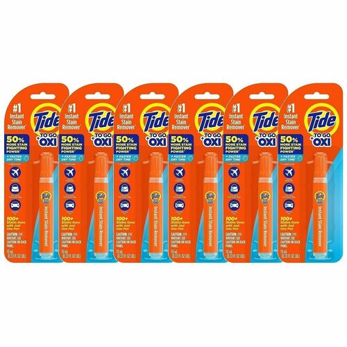 Nehemiah Manufacturing  Tide Instant Stain Remover, Pen Style, 0.34oz, 6/CT