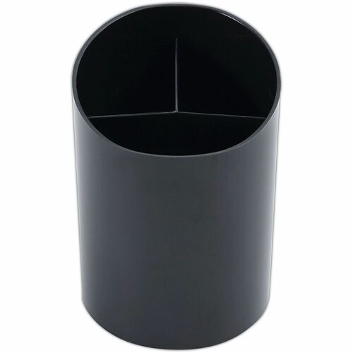 Universal  Recycled Big Pencil Cup, Plastic, 4.38" Diameter x 5.63"h, Black