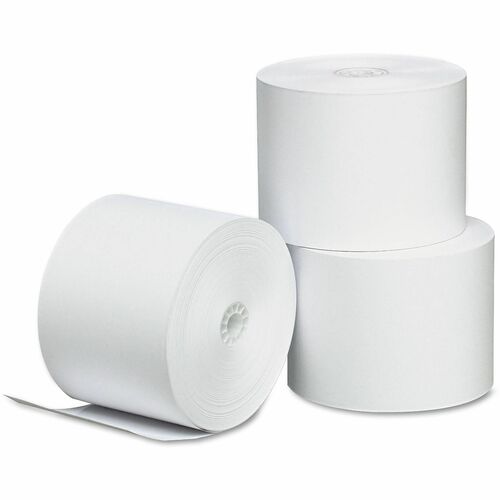 Universal  Direct Thermal Printing Paper Rolls, 2.25" x 165 ft, White, 3/Pack