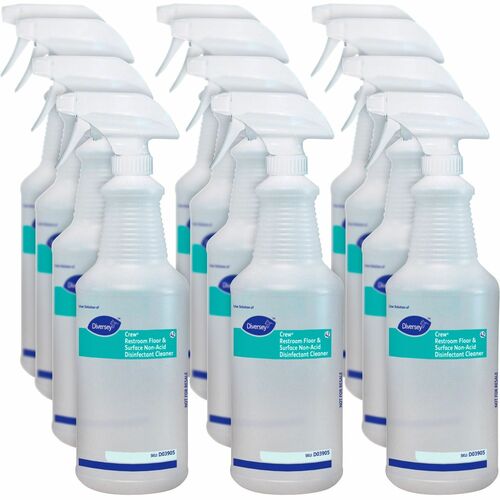 Diversey Care  Spray Bottle,Empty,f/Crew Restroom Cleaner,32 oz,12/CT,CL-DVOD03905CT