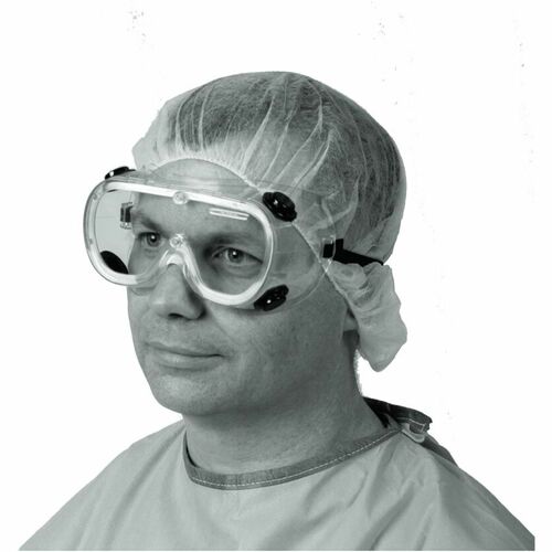 Medline  Goggles,Lab,Standard,Vent,Elastic Strap,36/CT,CL