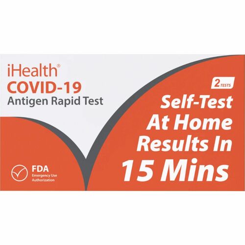 WeShield  COVID-19 Test,AntigenRapid,w/Card/Dropper/Swab,2 Tests/BX,OE