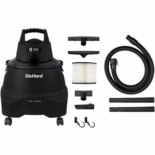 ESM  Vacuum,Wet/Dry/Blow,7' Hose,9 Gal,Rich BK-ESMDH7000501