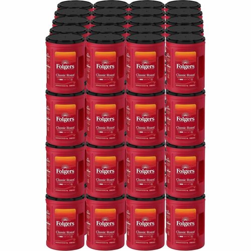 Folgers  Coffee, Classic, Med Roast, 40.3oz Can, 6/CT,35CT/PL,BN-FOL30419PL