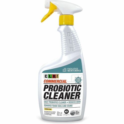 Jelmar LLC  Cleaner,Probiotic,BleachFree,Bio,Lemon,Spray,32oz,6/CT,WE