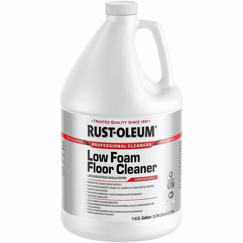 Rust-Oleum  Cleaner,f/Floors,LowFoam,Industrial,Concent,Lemon,1Gallon,CR