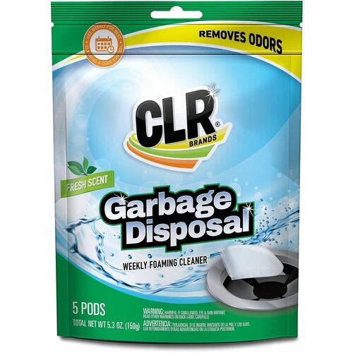Jelmar LLC  Cleaner,Pods,f/GarbageDisposal,FreshScent,5Pods/PK,6/CT,MI