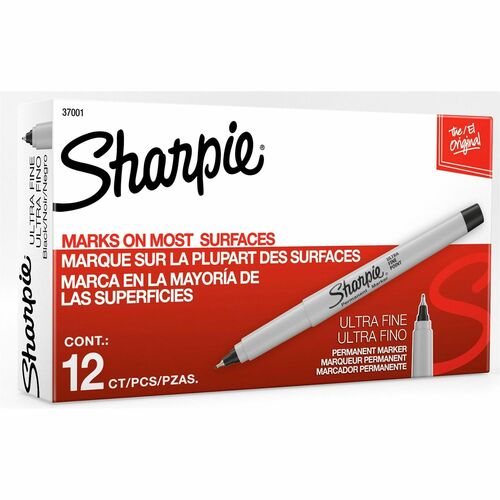 Newell Brands  Permanent Markers,Ultra Fine,BK Ink