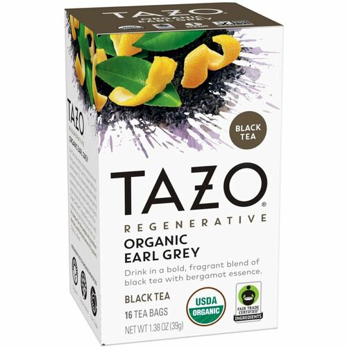 Tazo Tea Co  Black Tea, Tazo, Earl Gray Blend, 16/BX,6/CT,Brown