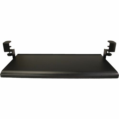 SKILCRAFT  Keyboard Tray,Clamp,Sliding Rail,Height-Adj,27-1/2"Wx12"D,BK