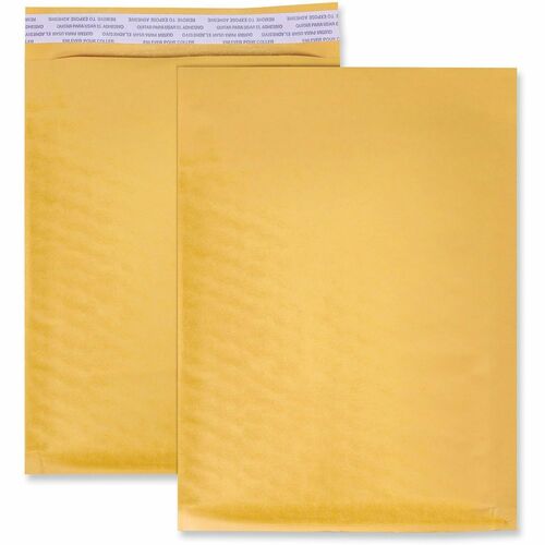 Universal  Peel Seal Strip Cushioned Mailer, #00, Extension Flap, Self-Adhesive Closure, 5 x 10, 25/Carton