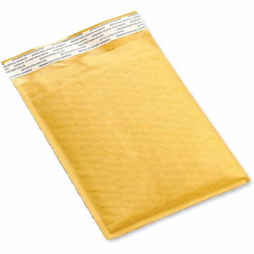 Universal  Peel Seal Strip Cushioned Mailer, #6, Extension Flap, Self-Adhesive Closure, 12.5 x 19, 25/Carton