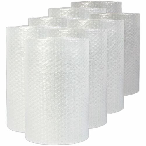 Universal  Bubble Packaging, 0.19" Thick, 12" x 200 ft, Perforated Every 12", Clear, 8/Carton